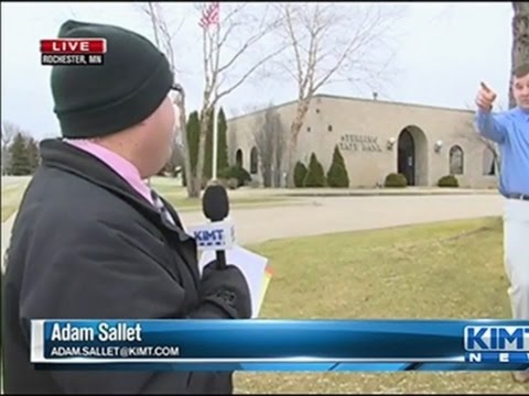 Bank Robbed During Live TV Report