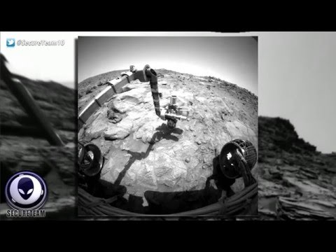 UNEXPLAINED "Tripod" Object In Mars Rover Image Hidden By NASA?