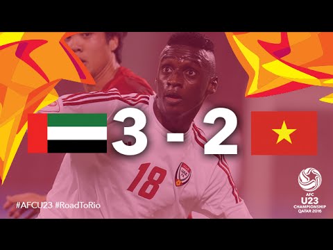 UAE vs VIETNAM: AFC U23 Championship 2016 (Group Stage)