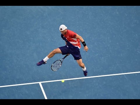 Lleyton Hewitt vs David Ferrer Between The Legs Shot Australian Open 2016