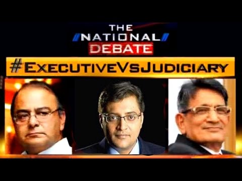 NJAC Debate | Legislature Vs Judiciary | Arun Jaitley Vs Justice R M Lodha | Arnab Goswami