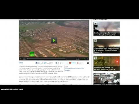 Breaking News!! Massive 2.25 Mile Wide Tornado Hits Moore Oklahoma!!