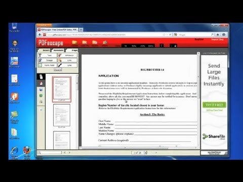 How to Edit a PDF File : How to Edit a PDF File