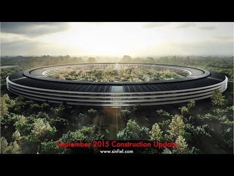 Apple Campus 2 Construction Update - September 1, 2015