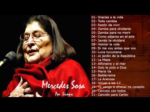 Mercedes Sosa - 21 Grandes Exitos Enganchados