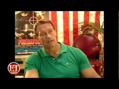 Schwarzenegger and Kevin Peter Hall (Predator interview)