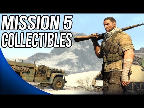 Sniper Elite 3 - Mission 5 Siwa Oasis ALL Collectibles Locations