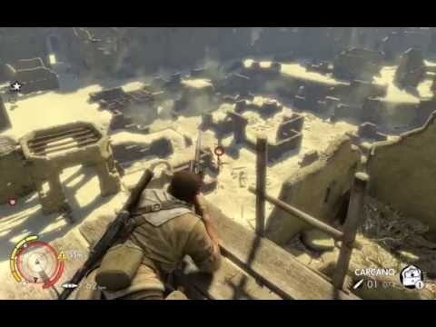 Sniper Elite 3 - Chap 5 Siwa Oasis: Observe & Tag Correct Officer Then Assassinate, "Full Progress"