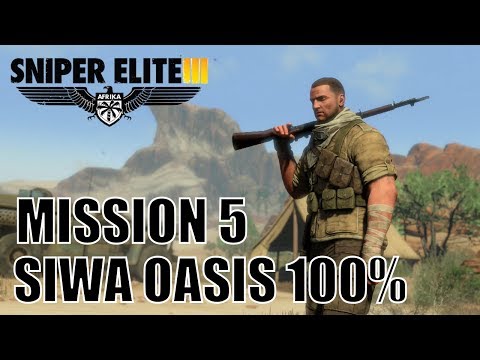 Sniper Elite 3 - Siwa Oasis - 100% Walktrhough