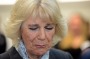 Camilla, Duchess of Cornwall becomes emotional hearing stories of victims of domestic violence.