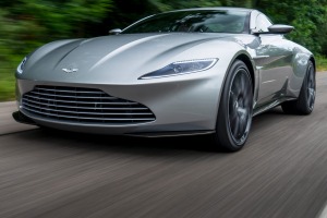 The Aston Martin DB10 up for auction was one of 10 created for the latest James Bond film Spectre, but was kept out of action sequences and used as a display car. 