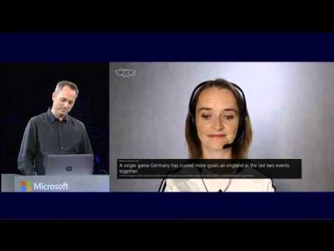 Skype Translator demo from WPC 2014