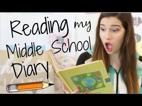 READING MY MIDDLE SCHOOL DIARY!!!