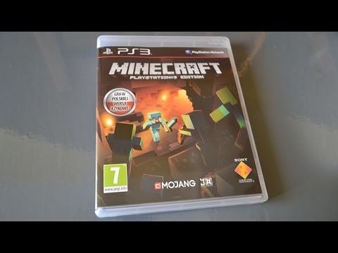 Minecraft PlayStation3 Edition | Unboxing & First Look | Vertez