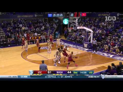 Men's Basketball: USC 85, Washington 87 - Highlights