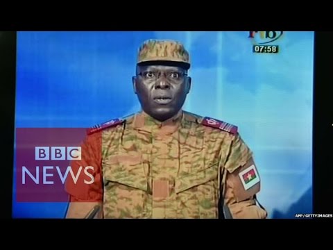 Heavy shooting after Burkina Faso 'coup' - BBC News