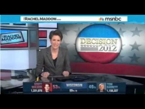 A sad night for MSNBC: Video montage of Wisconsin recall race coverage