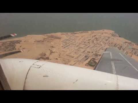 Landing in Nouadhibou, Mauritania