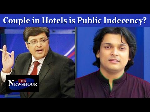 Why Charge Couple in Hotels For Public Indecency? : The Newshour Debate (11th Aug 2015)