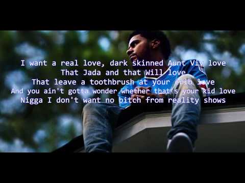 J Cole - No Role Models (2014 Forest Hills Drive) LEGIT LYRIC VIDEO