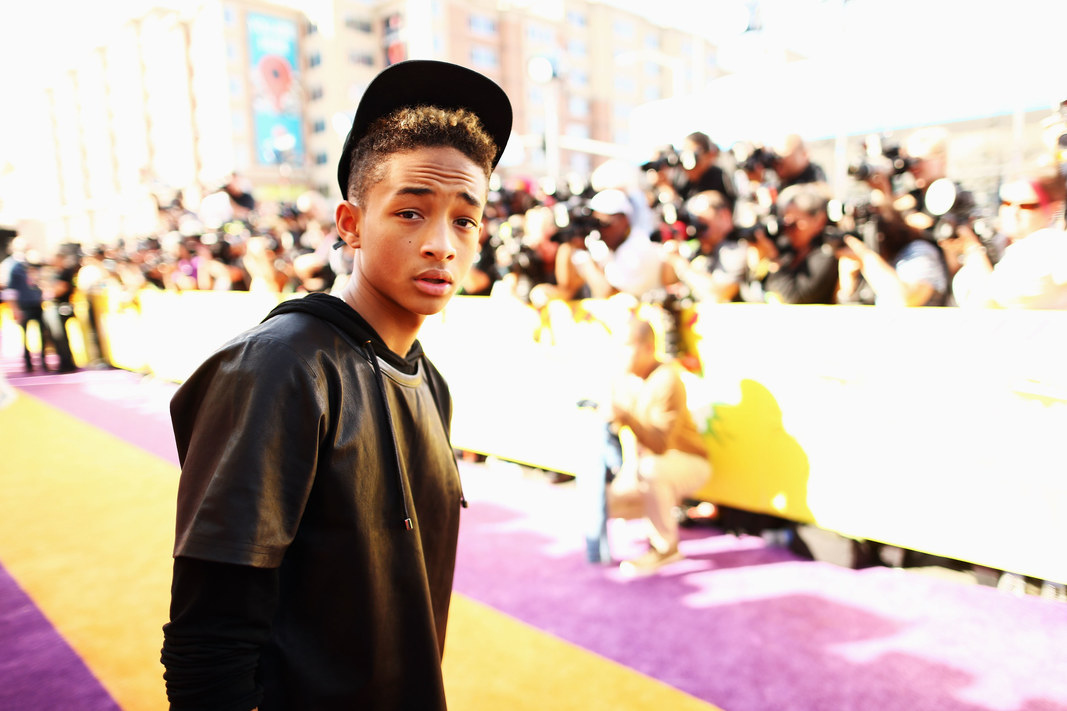 LOS ANGELES, CA - MARCH 23:  Actor/rapper Jaden Smith arrives at Nickelodeon&#39;s 26th Annual Kids&#39; Choice Awards at USC Galen Center on March 23, 2013 in Los Angeles, California.  (Photo by Christopher Polk/Getty Images for KCA)