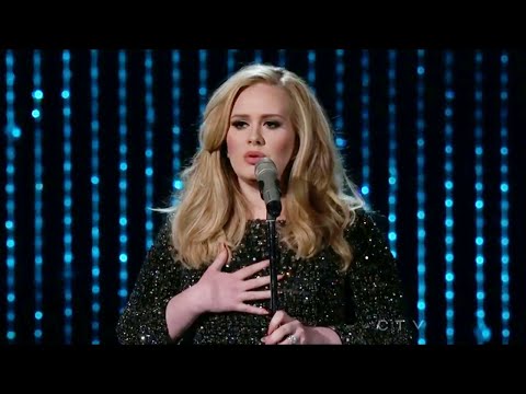 Adele Skyfall Live Performance Oscar 2013