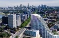 Waving from St Kilda: Melbourne's One St Kilda Junction, a proposed 28 level mixed-use tower with 286 apartments designed by Plus Architecture for developer Drekoncile Pty Ltd.