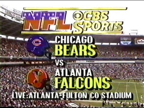 NFL 1986 Week 11 Bears at Falcons