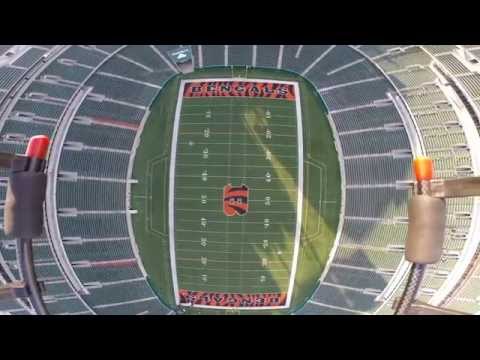 Paul Brown Stadium and Downtown Cincinnati FPV (First Person View)