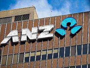 The Australia & New Zealand Banking Group Ltd. (ANZ) logo is displayed outside the company's head office in Sydney, Australia, on Wednesday, Aug. 31, 2011. Australia & New Zealand Banking Group Ltd. is considering buying Japan's Aozora Bank Ltd. as part of a plan to expand in Asia and broaden its funding sources, according to a person familiar with the matter. Photographer: Ian Waldie/Bloomberg