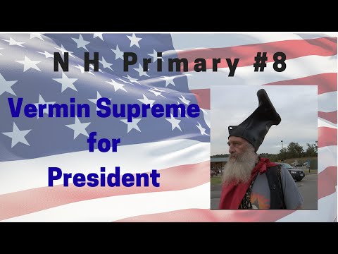 Vermin Supreme For President; New Hampshire Primary