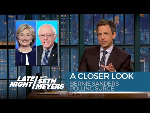 Bernie Sanders Polling Surge: A Closer Look - Late Night with Seth Meyers