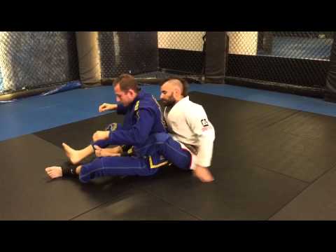 BJJ submission from the back: The Atlas Crunch submission