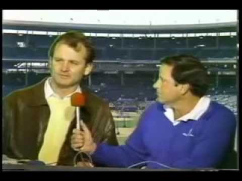 Expos VS Cubs Highlights April 17 1987 Bill Murray announces