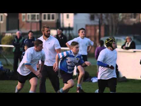 England Rugby captain surprises childhood club