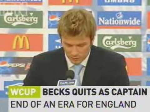 Beckham quits as England captain