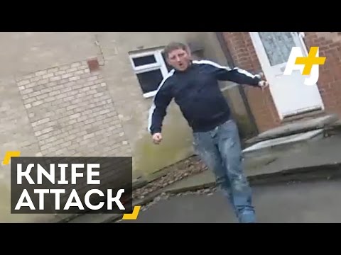 UK Police Take Down Knife Wielding Man. What Would Happen In The U.S.?