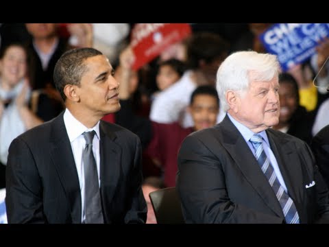 Ted Kennedy Endorses Barack Obama