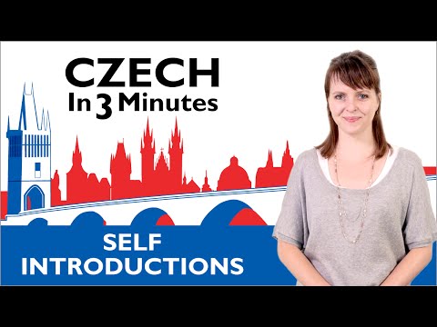 Learn Czech - How to Introduce Yourself in Czech - Czech in Three Minutes