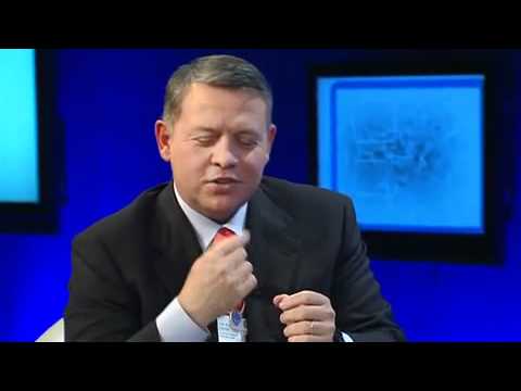 King Abdullah II Ibn Al Hussein Saying " Tus2 " Funny