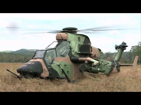 Eurocopter Tiger Takes Off; In Flight. | AiirSource