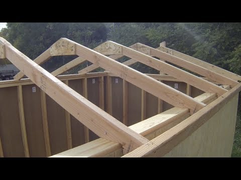 How To Build A Shed - Part 4 - Building Roof Rafters