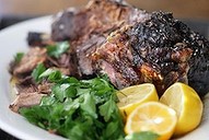 Slow-cooked Greek lamb