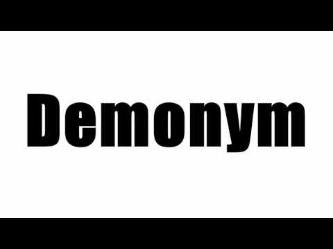 Demonym