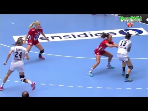 Norway VS Russia 22nd IHF Women's Handball Championship 2015 Preliminary round