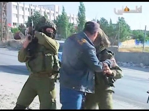 Israeli soldairs filmed beating unarmed pakestinian during west bank protest    Palestine TV, Reuter