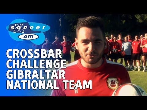 Crossbar Challenge - Gibraltar National Team - Soccer AM