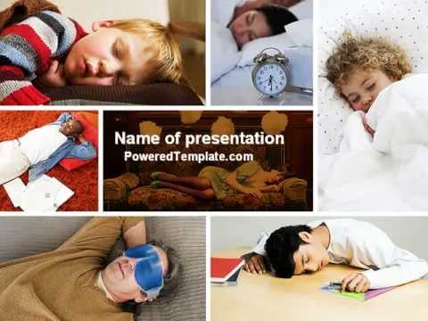 Sleep PowerPoint Template by PoweredTemplate.com