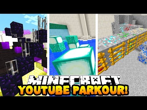 Minecraft YOUTUBER PARKOUR! (12 EPIC BIOMES) | with Preston & Lachlan