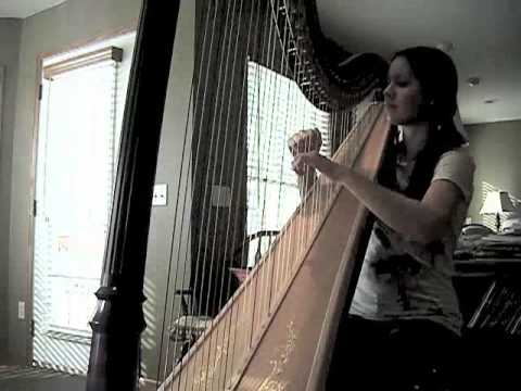 "Fireflies" by Owl City (Harp cover)